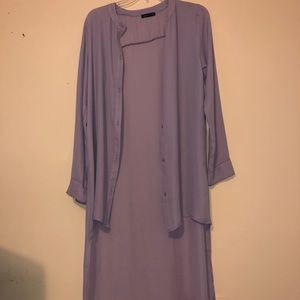 Mauve cardigan